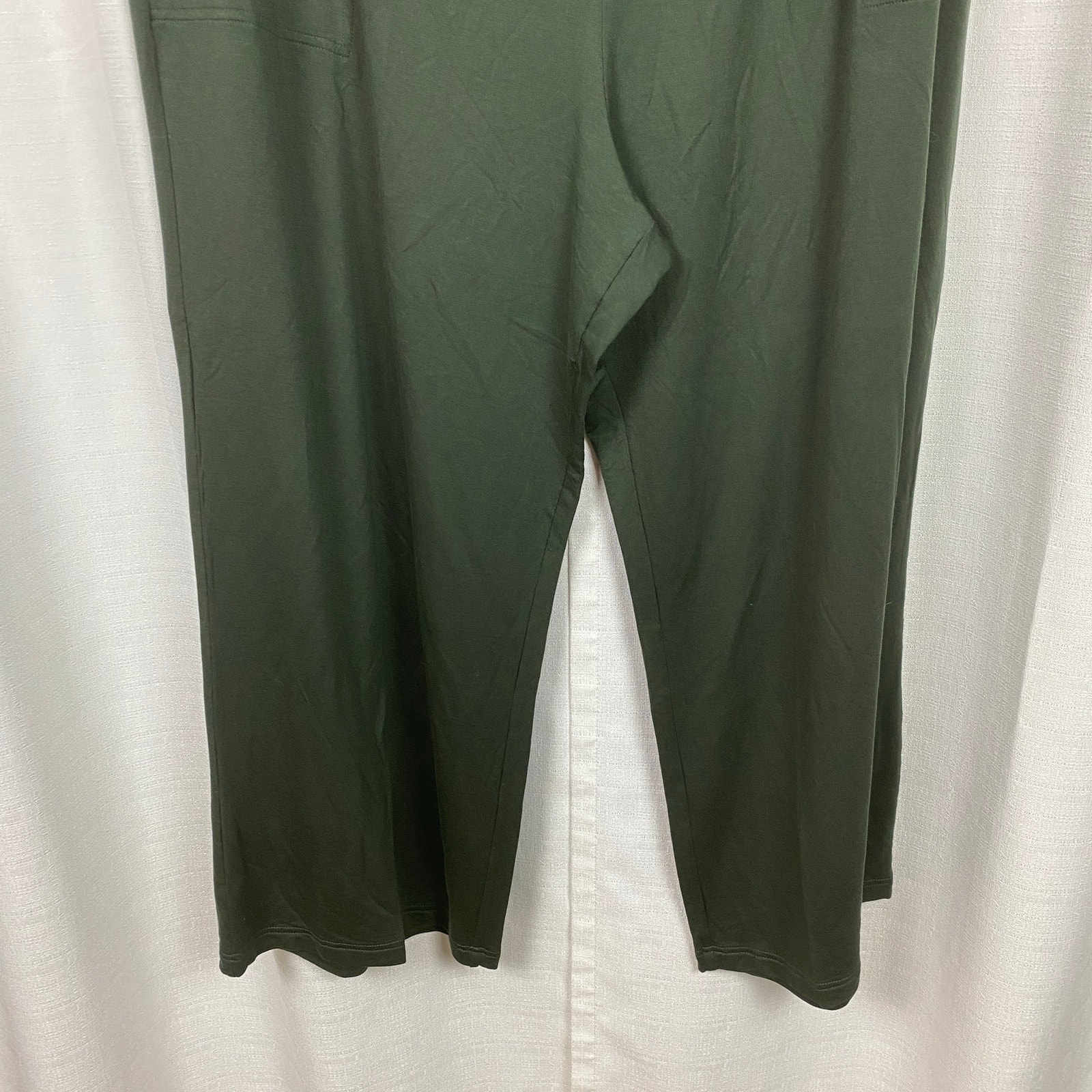Terra&Sky Green Wide Leg Pull On Pants Sz.3x Nwt — image 5 of 8